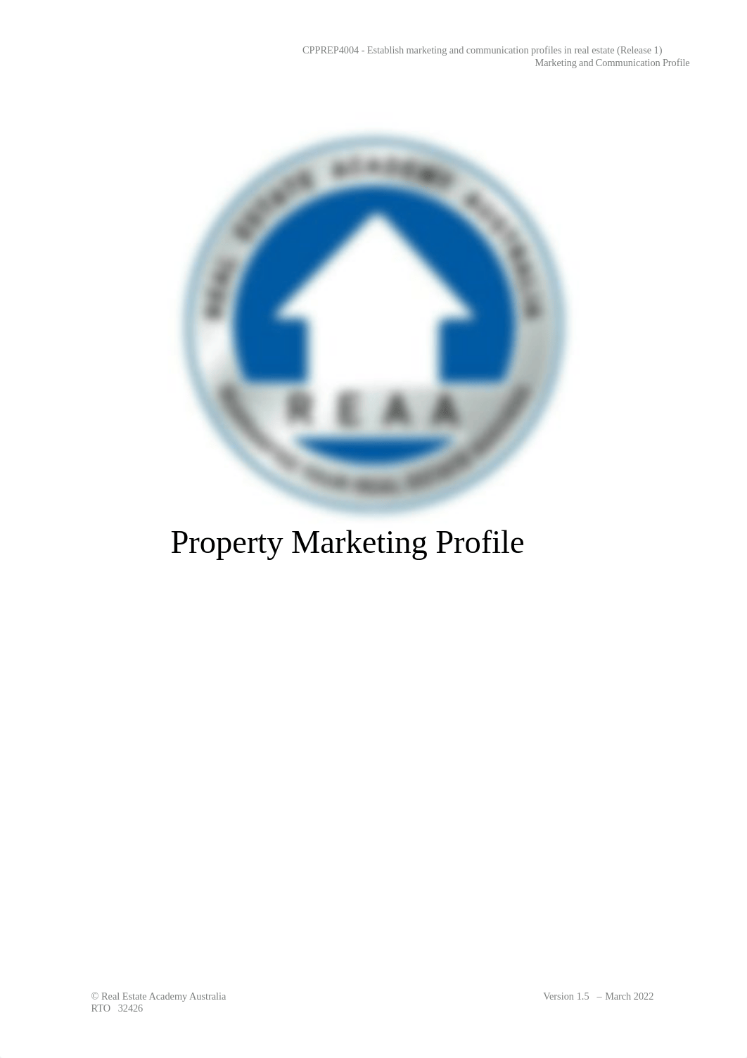 REAA - CPPREP4004 - Property Marketing Profile v1.5.pdf_dn17ba9n941_page1