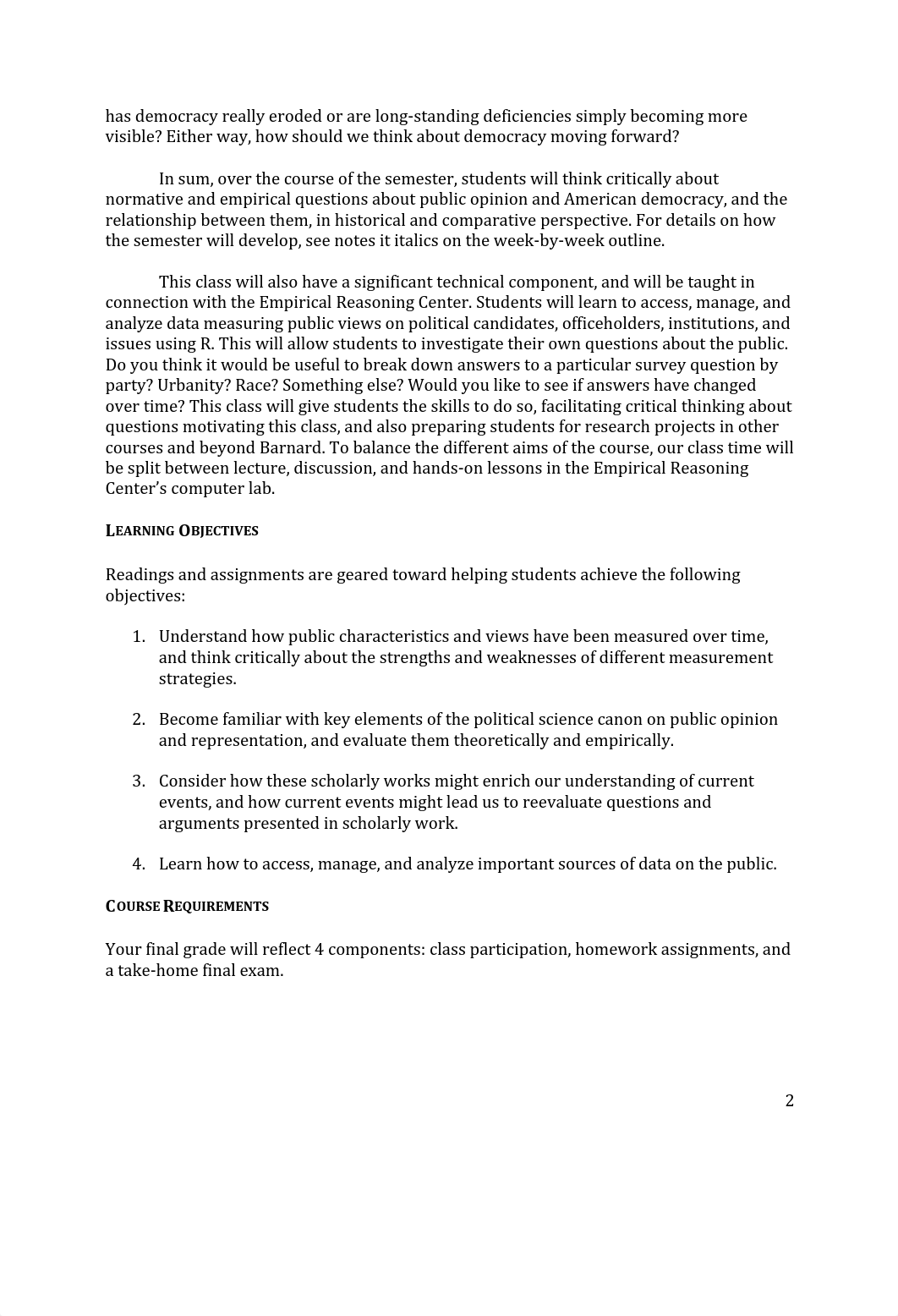 Public Opinion and American Democracy Syllabus - Spring 2020.pdf_dn17no9w0vf_page2