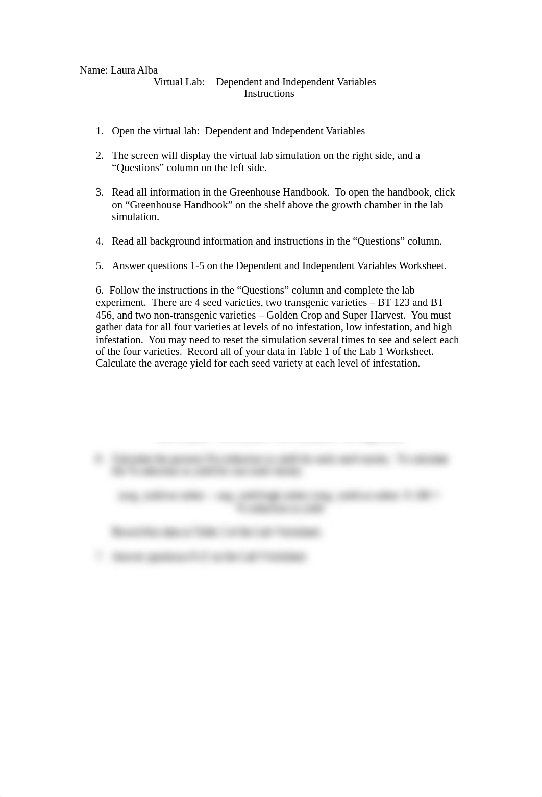 Dependent and Independent Variables Lab-Laura Alba.doc_dn1aijam8lc_page1