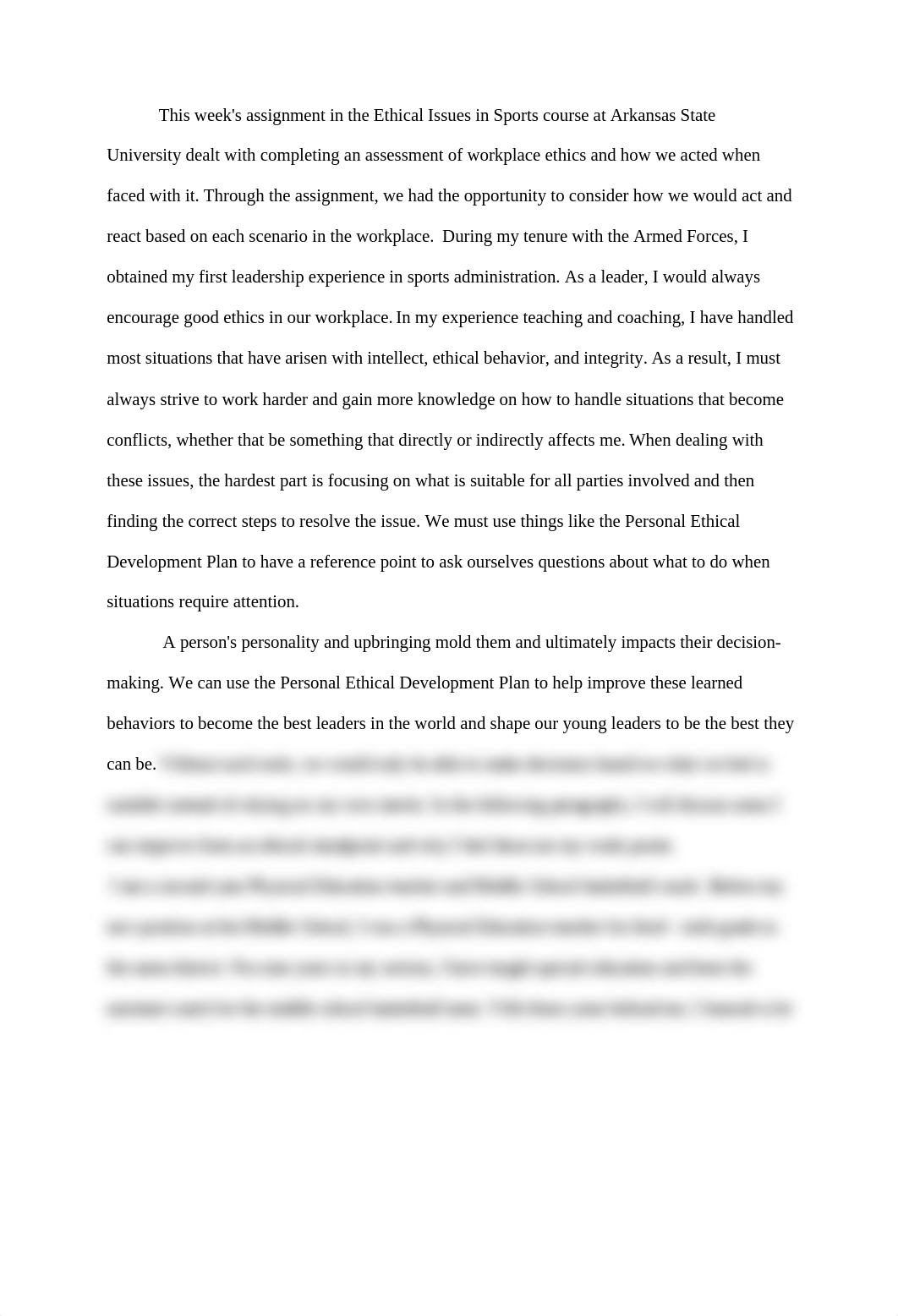 Ethical Issues in Sport - 3.3 Self Acessment Assignment - Tommie Bledsoe.docx_dn1j9l0ggb7_page2