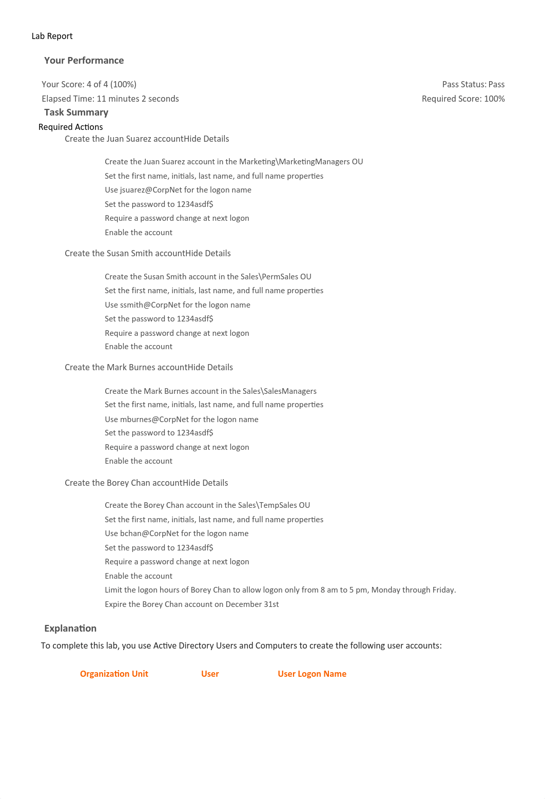 8.2.6 Create User Account LAB REPORT.pdf_dn1kzlwy5b1_page1