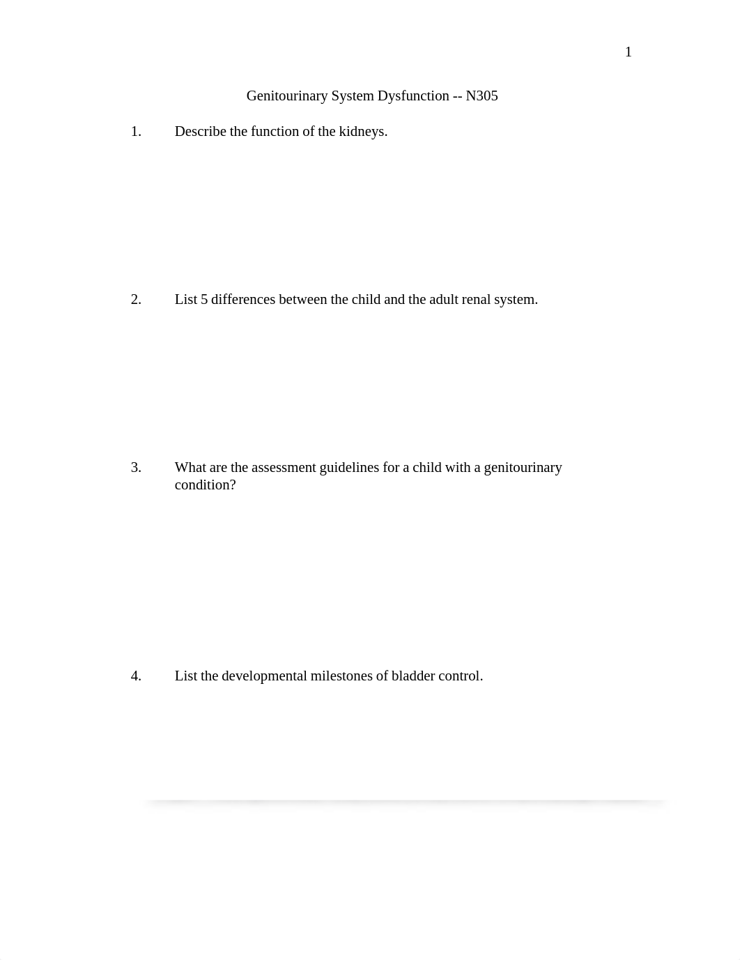 Genitourinary System Dysfunctionmodule_dn21xjkqlkx_page1