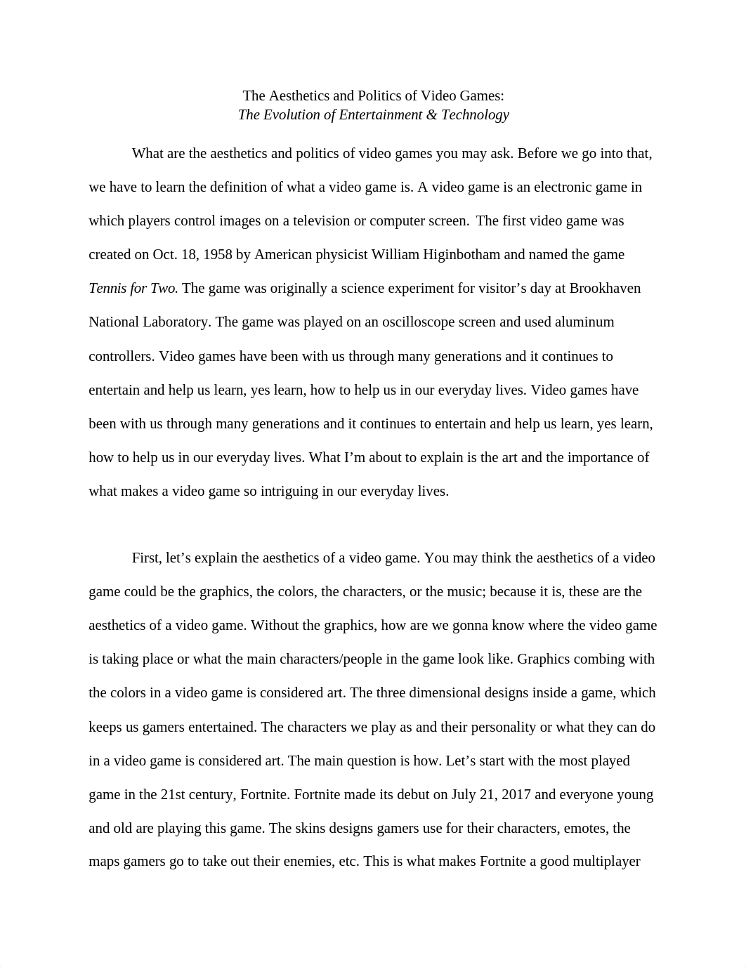 The Aesthetics and Politics of Video Games:_dn239cm2xz3_page1