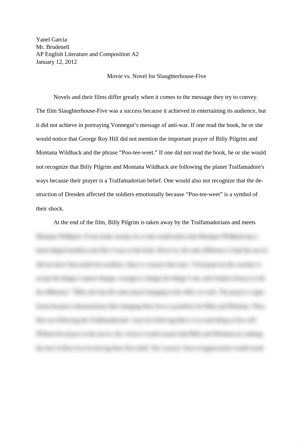 Movie vs. Novel for Slaughterhouse-Five - Mr. Brudenell_dn2v2frzv01_page1