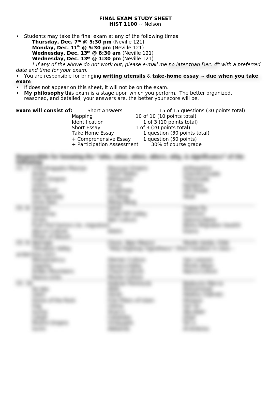 Corrected RISE Exam III (Final Exam) Study Guide (Fall 2017).docx_dn2yr4f5m5c_page1