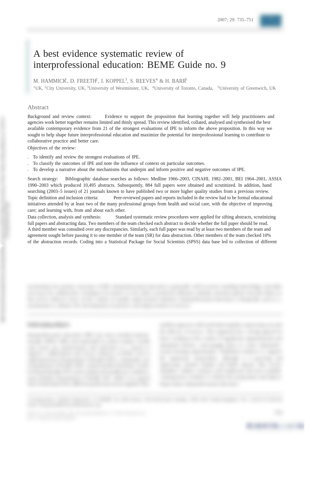 A best evidence systematic review of interprofessional education .pdf_dn329cezna1_page1