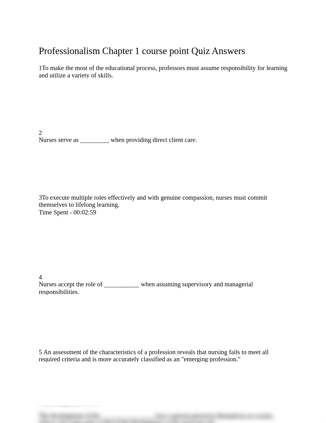 Professionalism Chapter 1 course point Quiz Answers.docx_dn35cc75rqi_page1