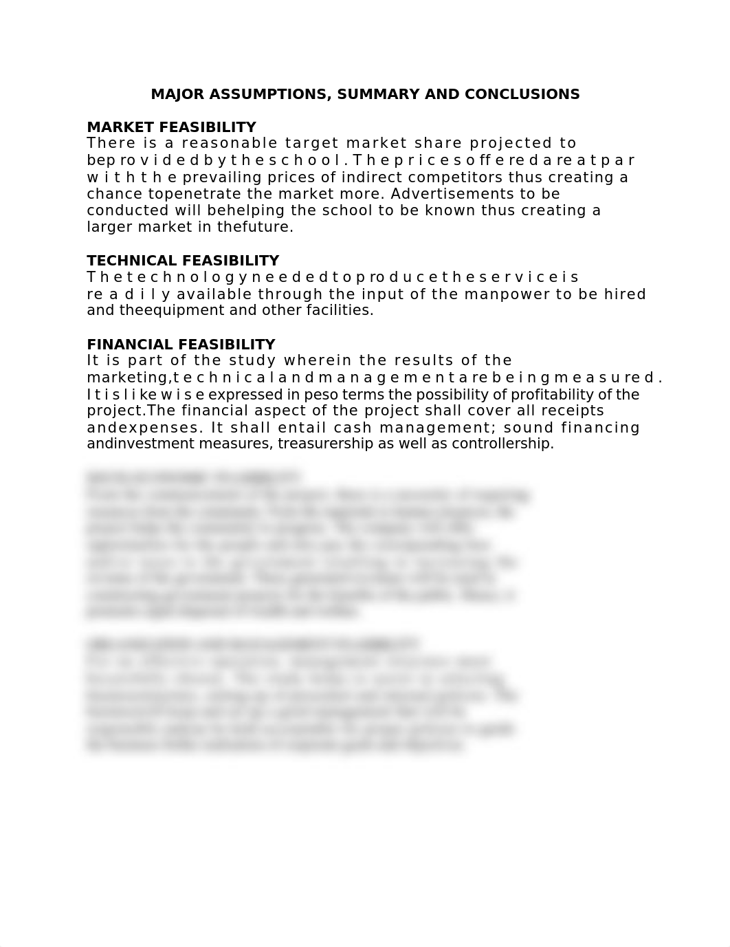 Major Assumptions in Feasibility Studies.docx_dn37jhlgi39_page1