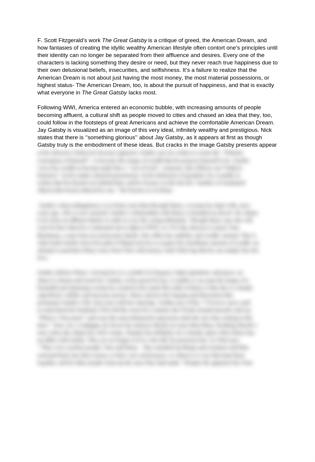 Great Gatsby Literary Essay ENG303AE3, S. Morrison, S. Underhill Great Gatsby Literary Essay.docx_dn3q32la1bd_page1