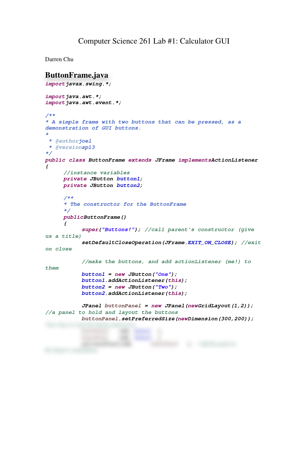 Computer Science 261 Lab #1 - Calculator GUI_dn3s4ue7trf_page1