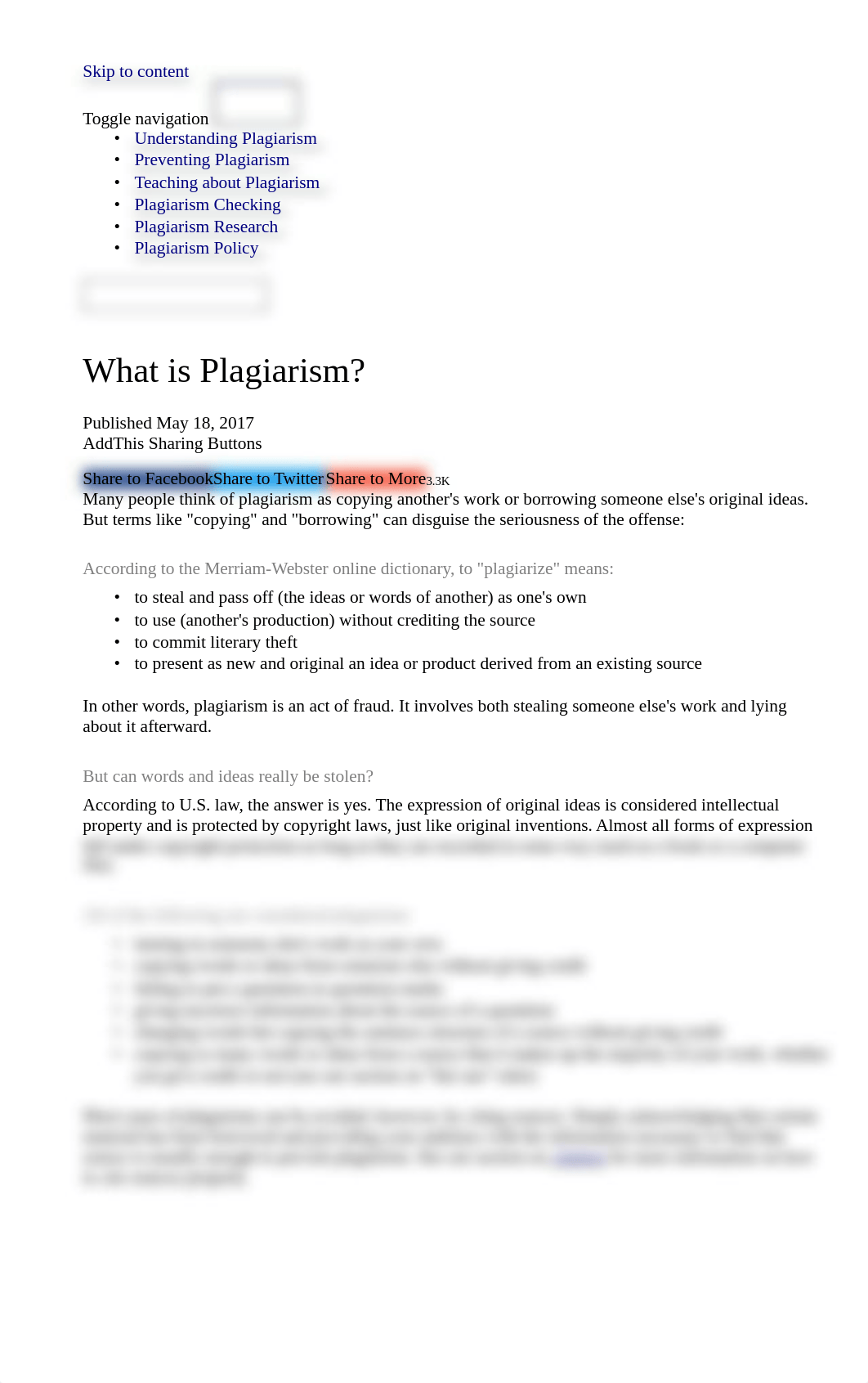 What is Plagiarism_ - Plagiarism.org screenshot.html_dn495d675xo_page1