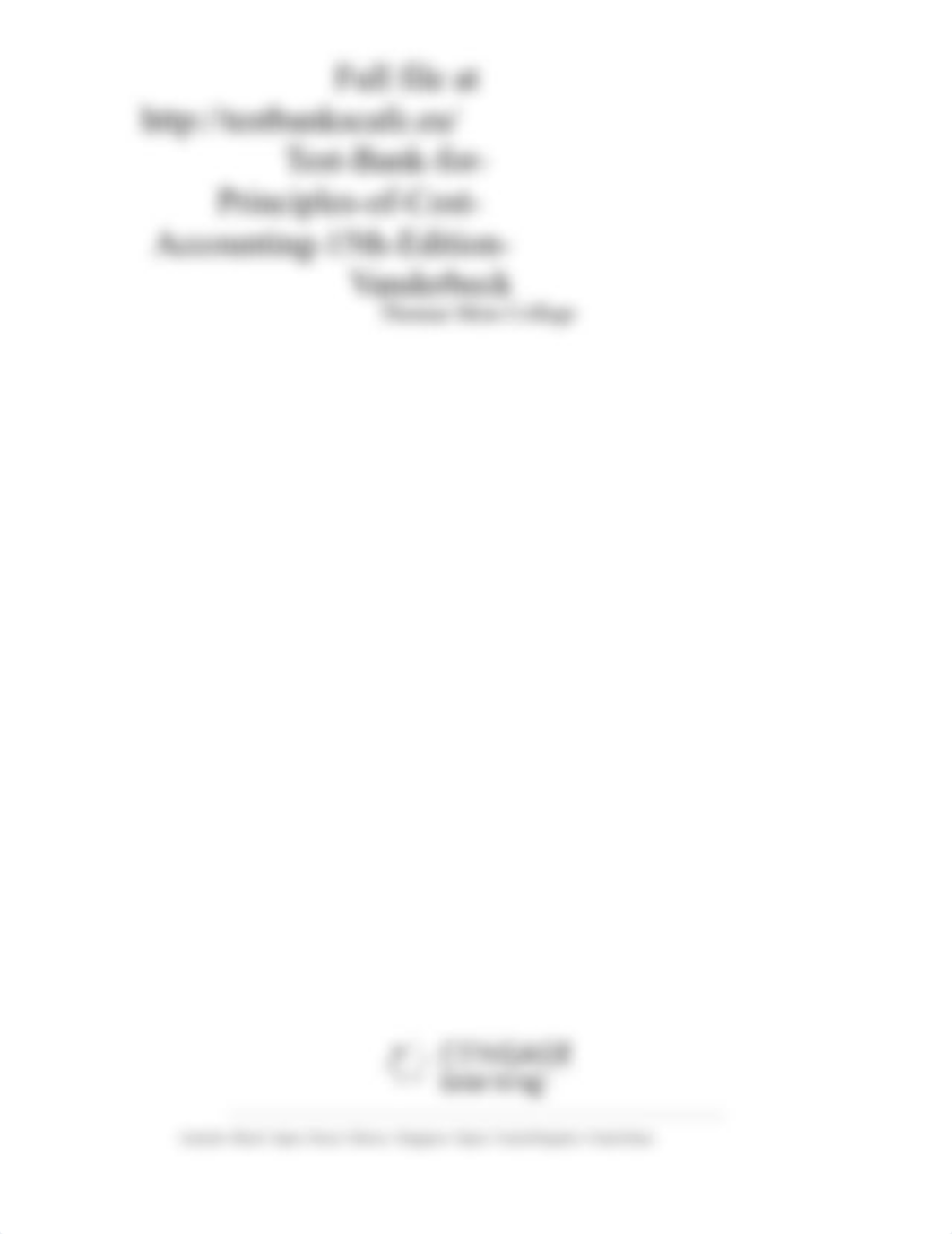 Test Bank for Principles of Cost Accounting 15th Edition Vanderbeck_dn4dgh60ugx_page2