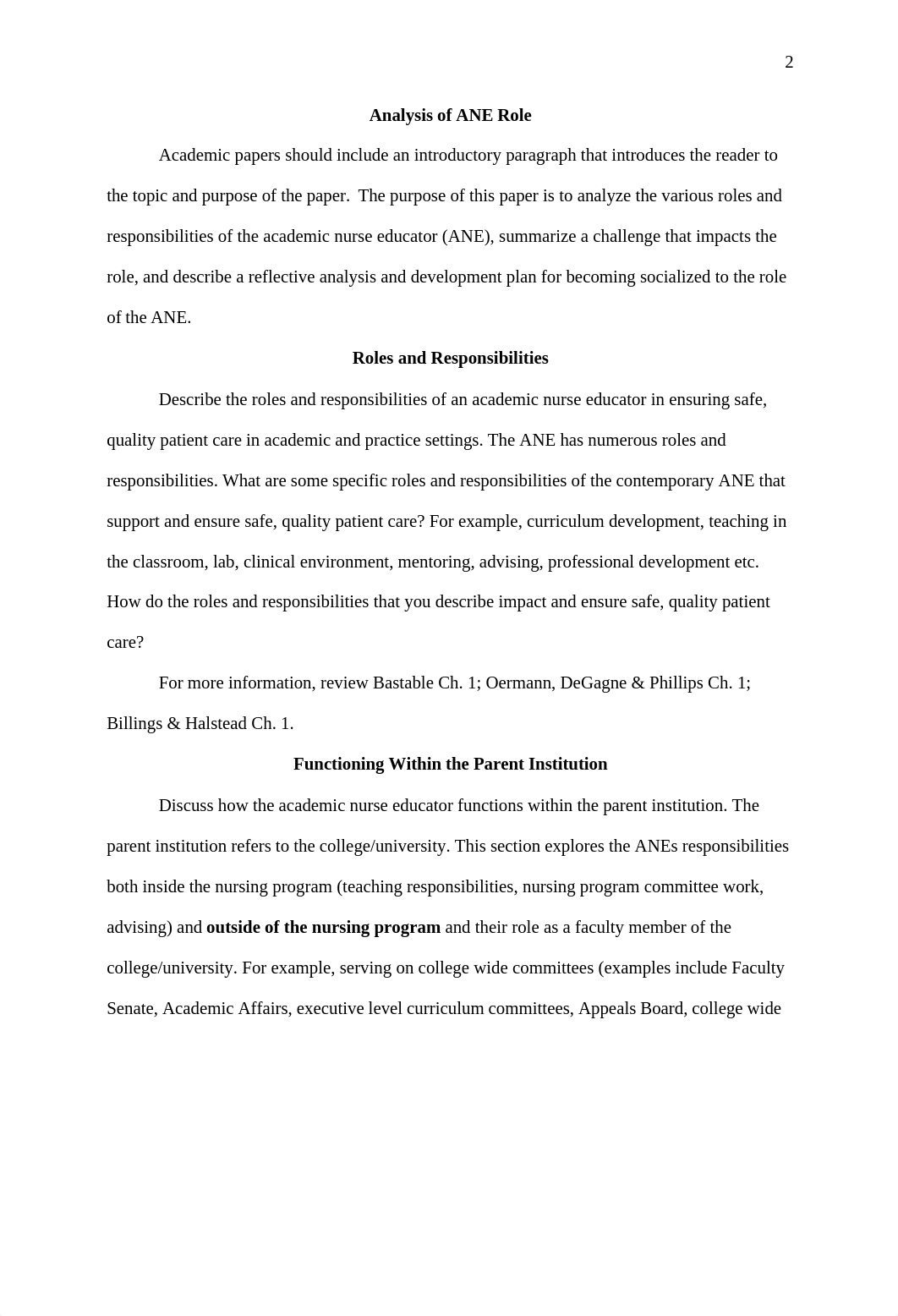 C918 MFP Task 1 Analysis of the ANE Role Template_APA 7ED.docx_dn4hqj3ftfg_page2