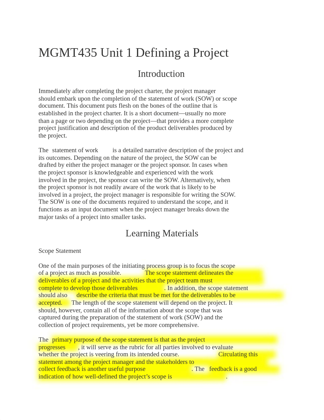 MGMT435 UNIT Defining a Project.docx_dn4jxtvdmsw_page1