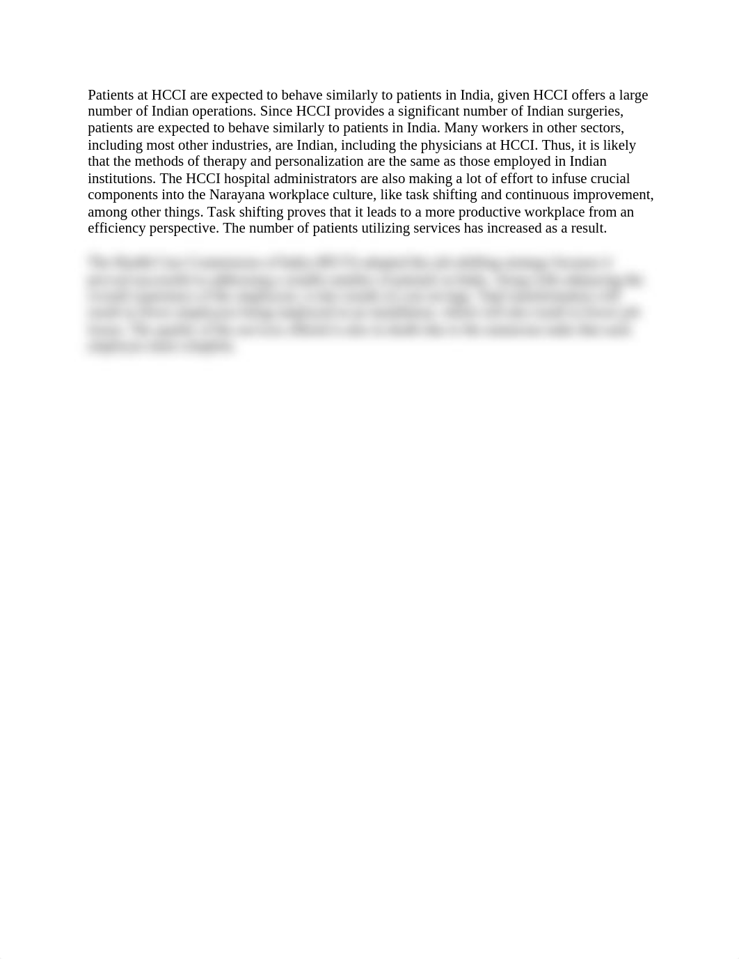 Do patients at HCCI have the same expectations as far as care and personal touch go as their patient_dn4lbgss4ls_page1