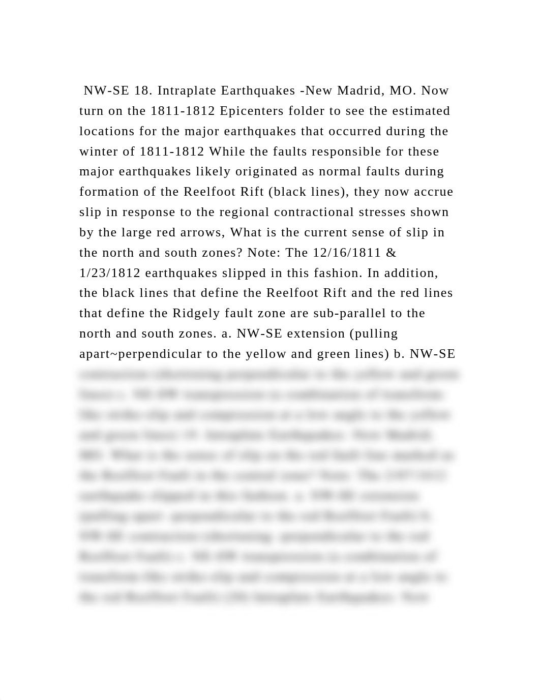 NW-SE 18. Intraplate Earthquakes -New Madrid, MO. Now turn on the 1.docx_dn4m3tn4t81_page2
