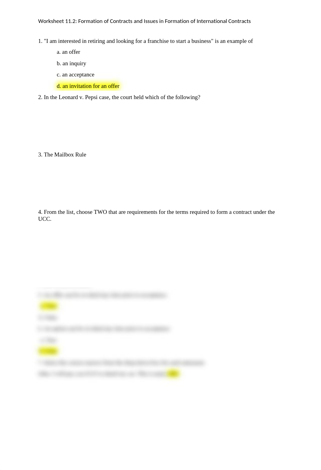 Worksheet 11.2 Formation of Contracts and Issues in Formation of International Contracts.docx_dn4vnewwb5a_page1