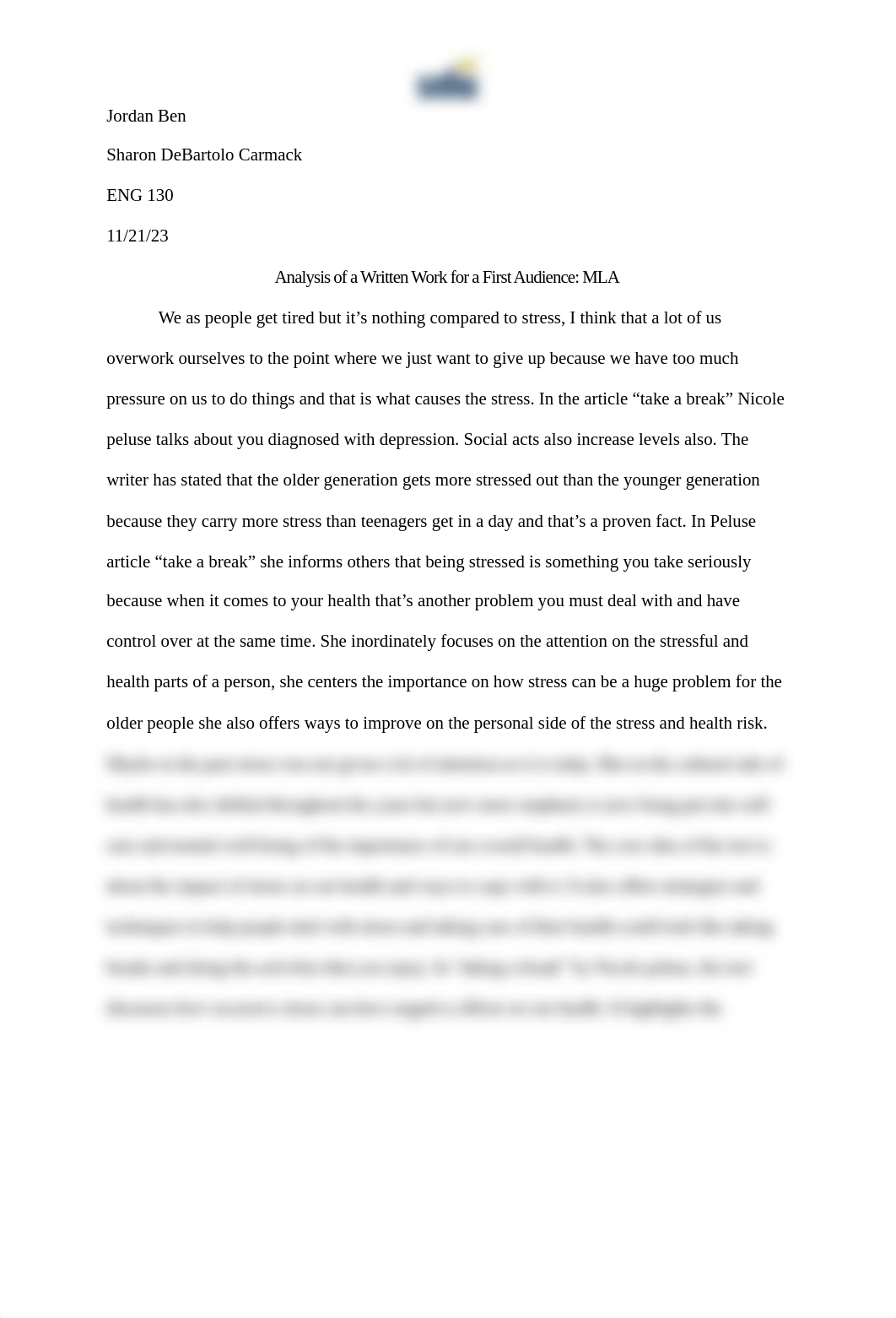 ENG 130 Module Five Analysis of a Written Work for a First Audience MLA Template (3).docx_dn4x5ytjj9j_page1