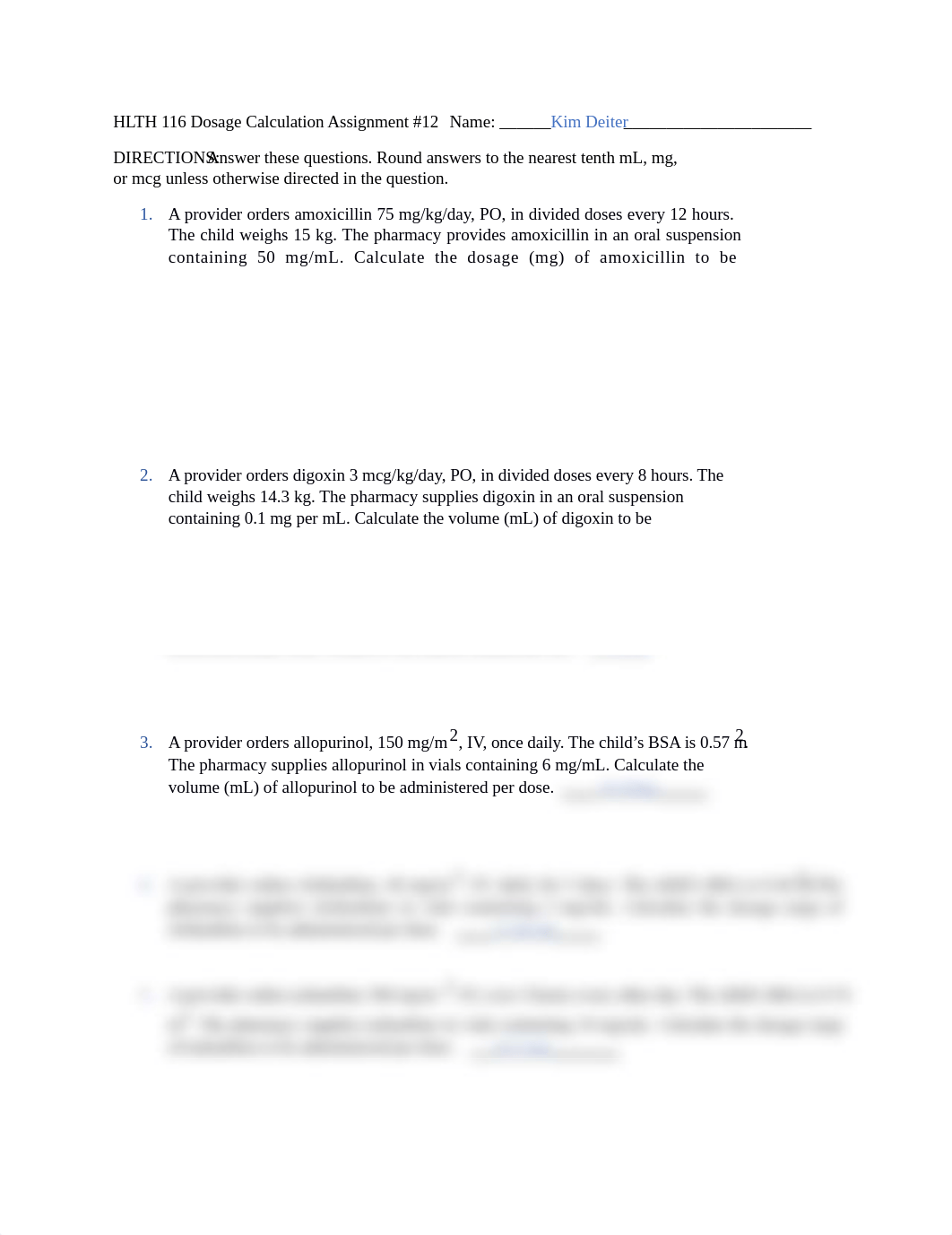 HLTH 116 Dosage Calculation Assignment #12(1).docx_dn54b3nq1fj_page1