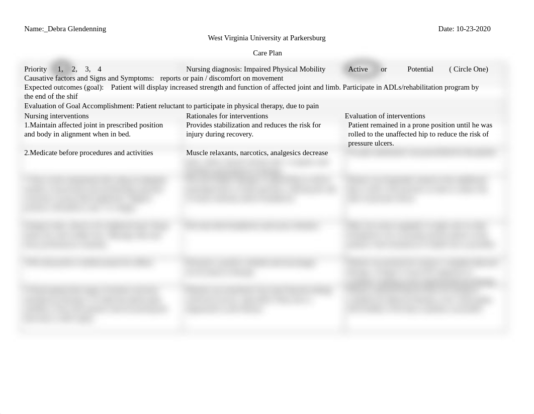 care plan template impaired physical mobility due 10 23 2020.docm_dn5av80vlwc_page1