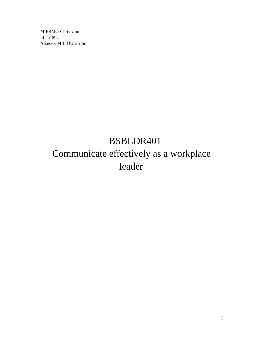 BSBLDR401 - Communicate effectively as a workplace a imprimer.pdf_dn5ckj3ubzf_page1