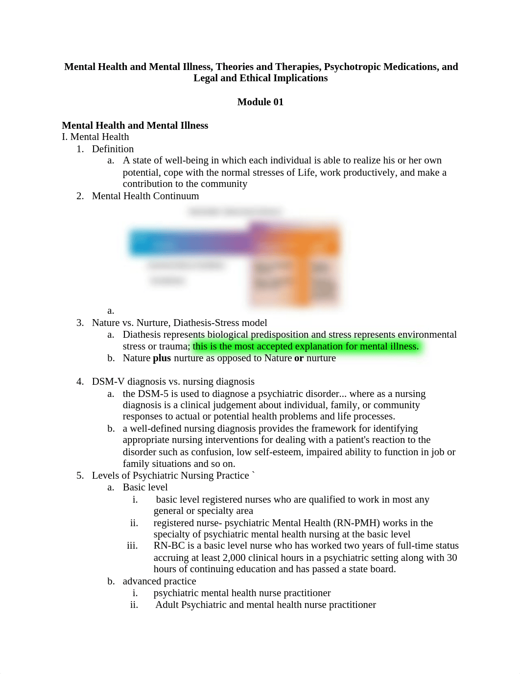 Mental Health and Mental Illness, Theories and Therapies, Psychotropic Medications, and Legal and Et_dn5imom11n0_page1