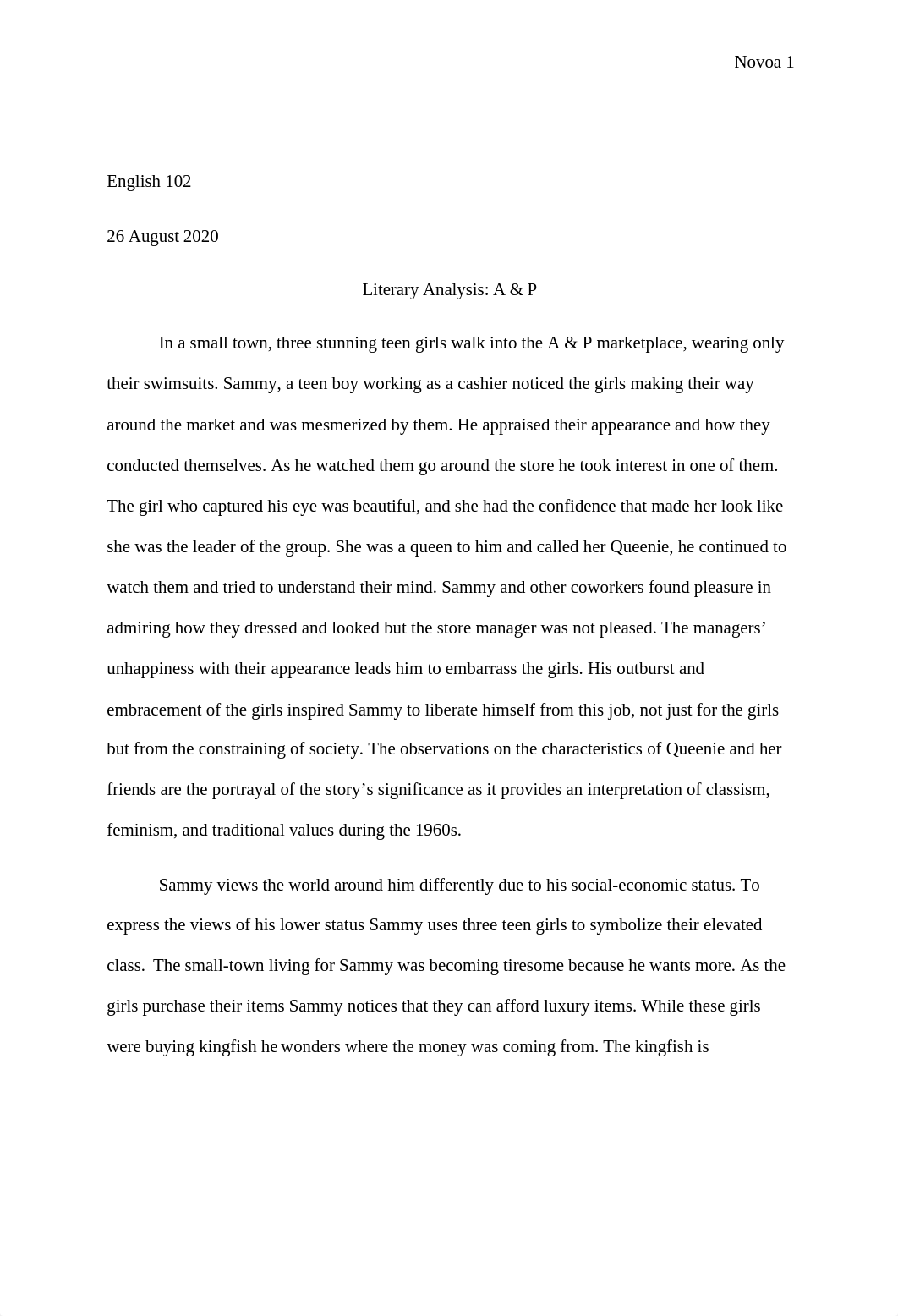 Final Literary Approach _ _A & P_ John Updike.docx_dn5kp7g27m4_page1