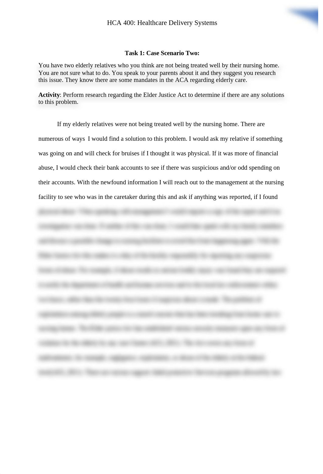 Task 1-Case Scenario Two- Perform research regarding the Elder Justice Act.docx_dn5l4kw64bn_page1