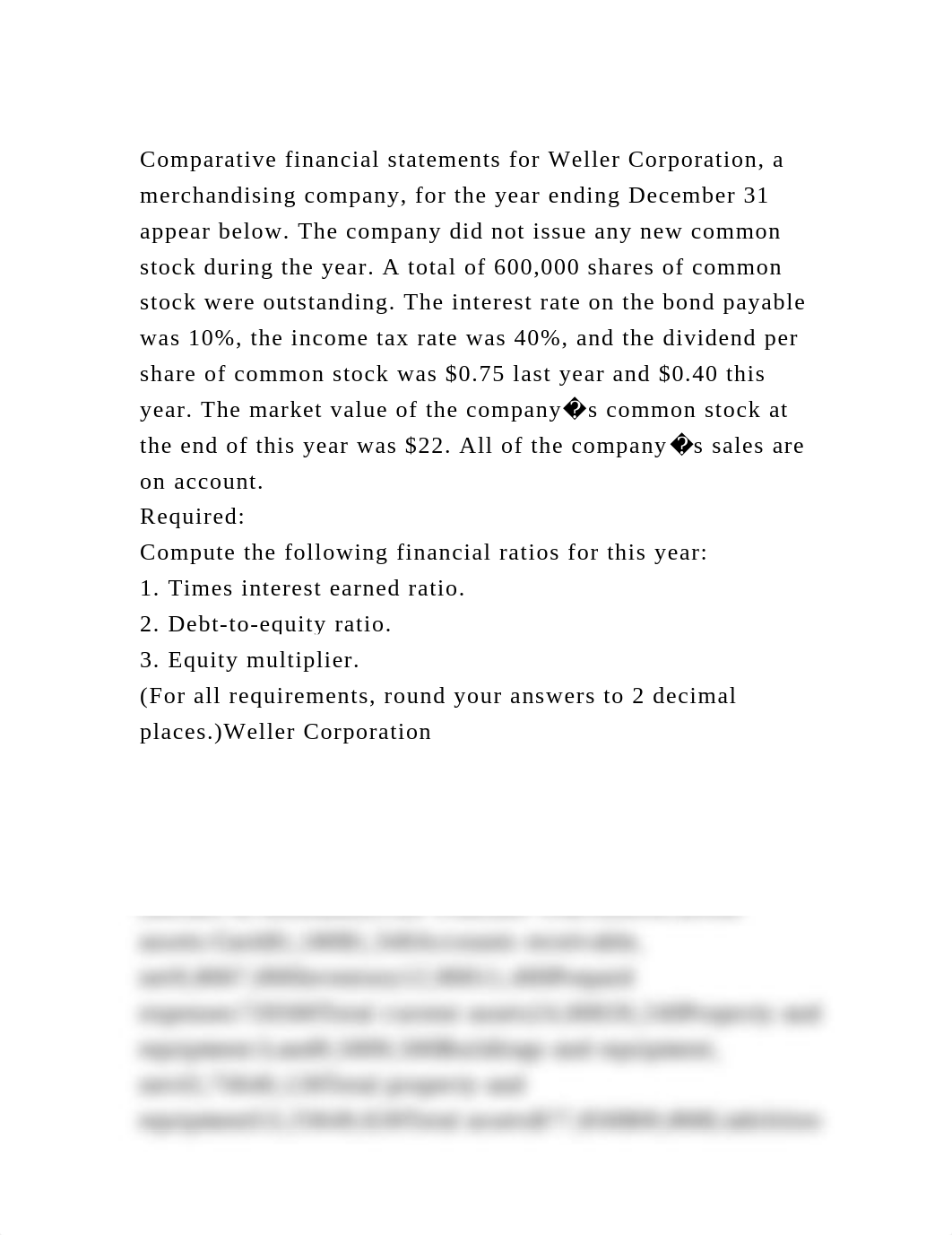 Comparative financial statements for Weller Corporation, a merchandi.docx_dn5npoyz3i4_page2