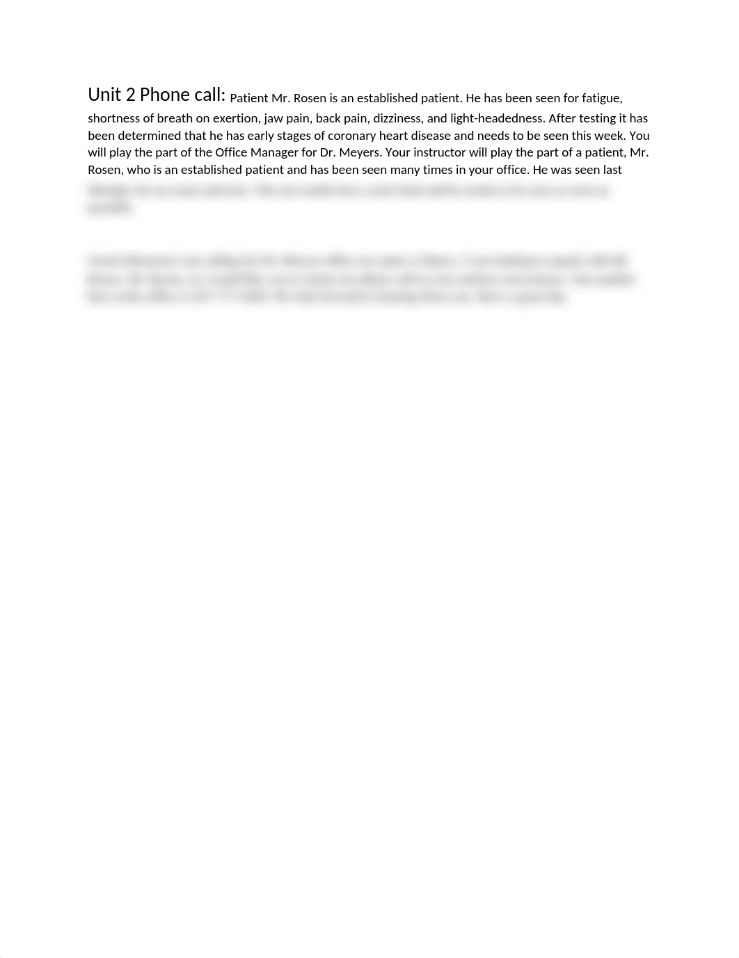 HS210 Medical Office Management Unit 2 Phone call_dn5pa2qknlk_page1