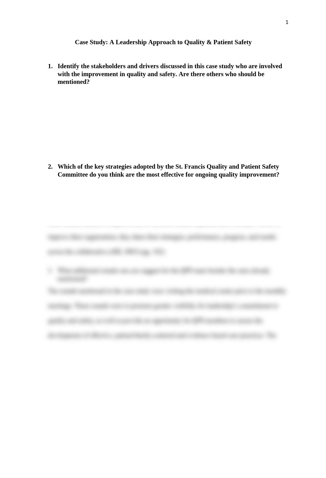 Case Study A Leadership Approach to Quality and Patient Safety Wk 4 MHA-512 (1).pdf_dn5r7lbj4bt_page1