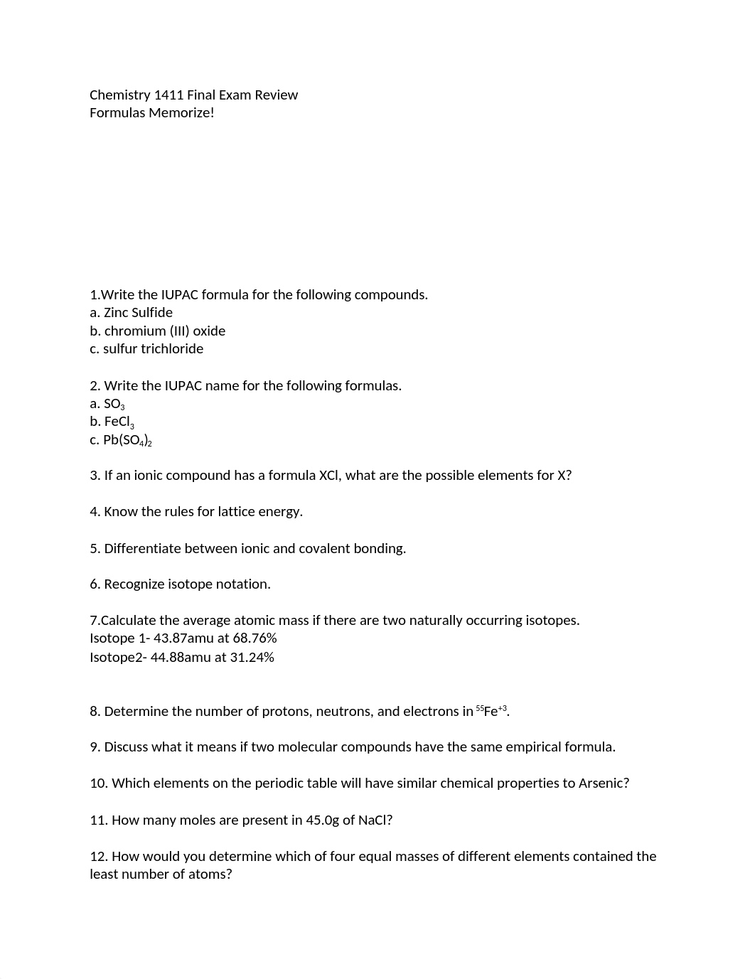 Chemistry 1411 Final Exam Review.docx_dn5wajrmtju_page1