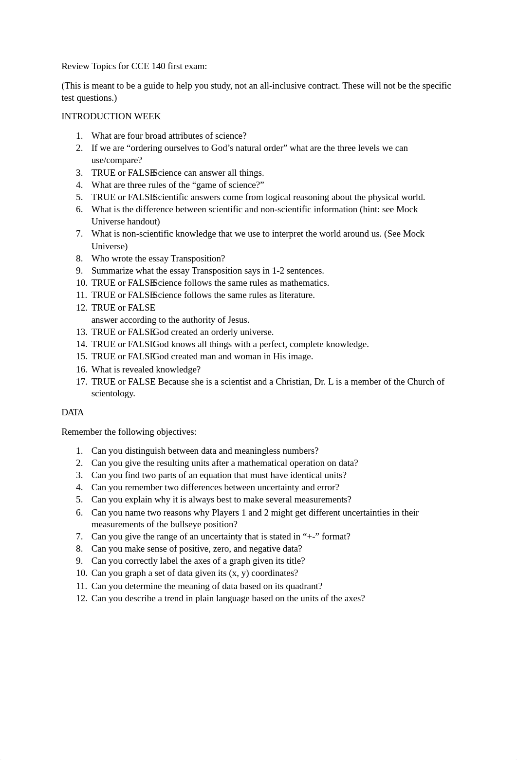 2020 Review Topics for CCE 140 first exam.docx_dn60e7wq37j_page1