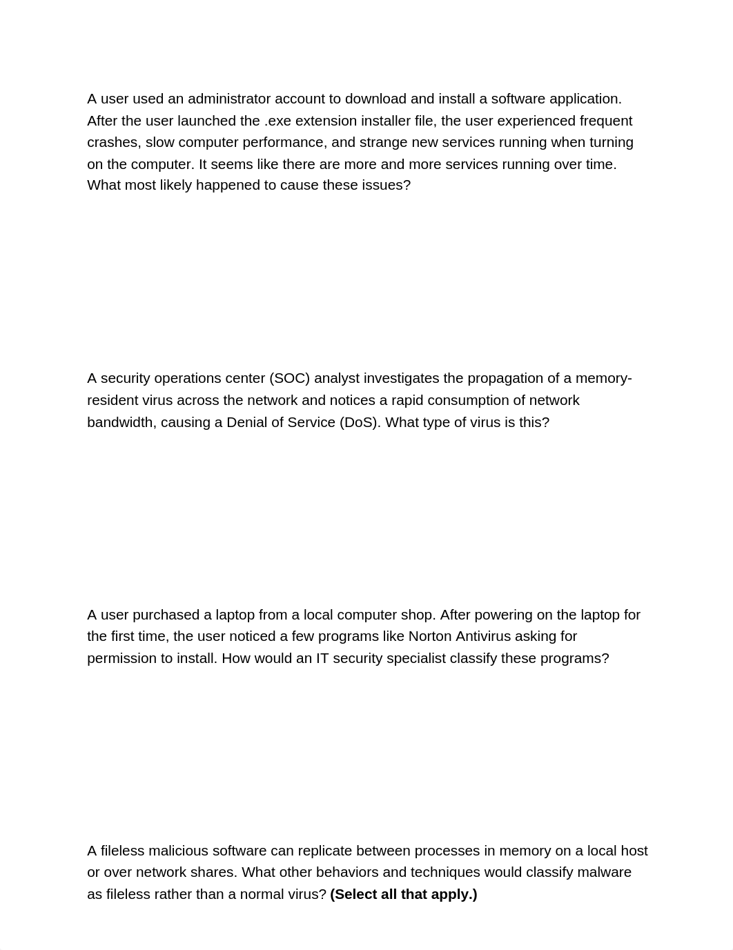 Domain 1.0 Attacks, Threats, and Vulnerabilities Assessment.docx_dn63nme7pgx_page1