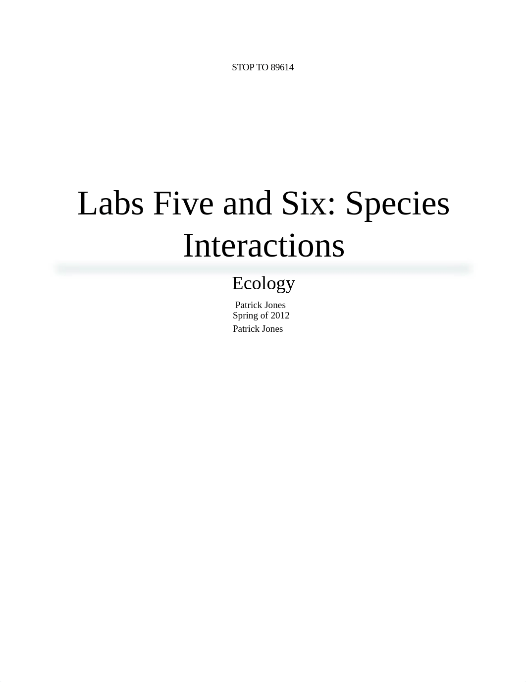 Species Interactions Labs Five and Six_dn65kg34wo4_page1