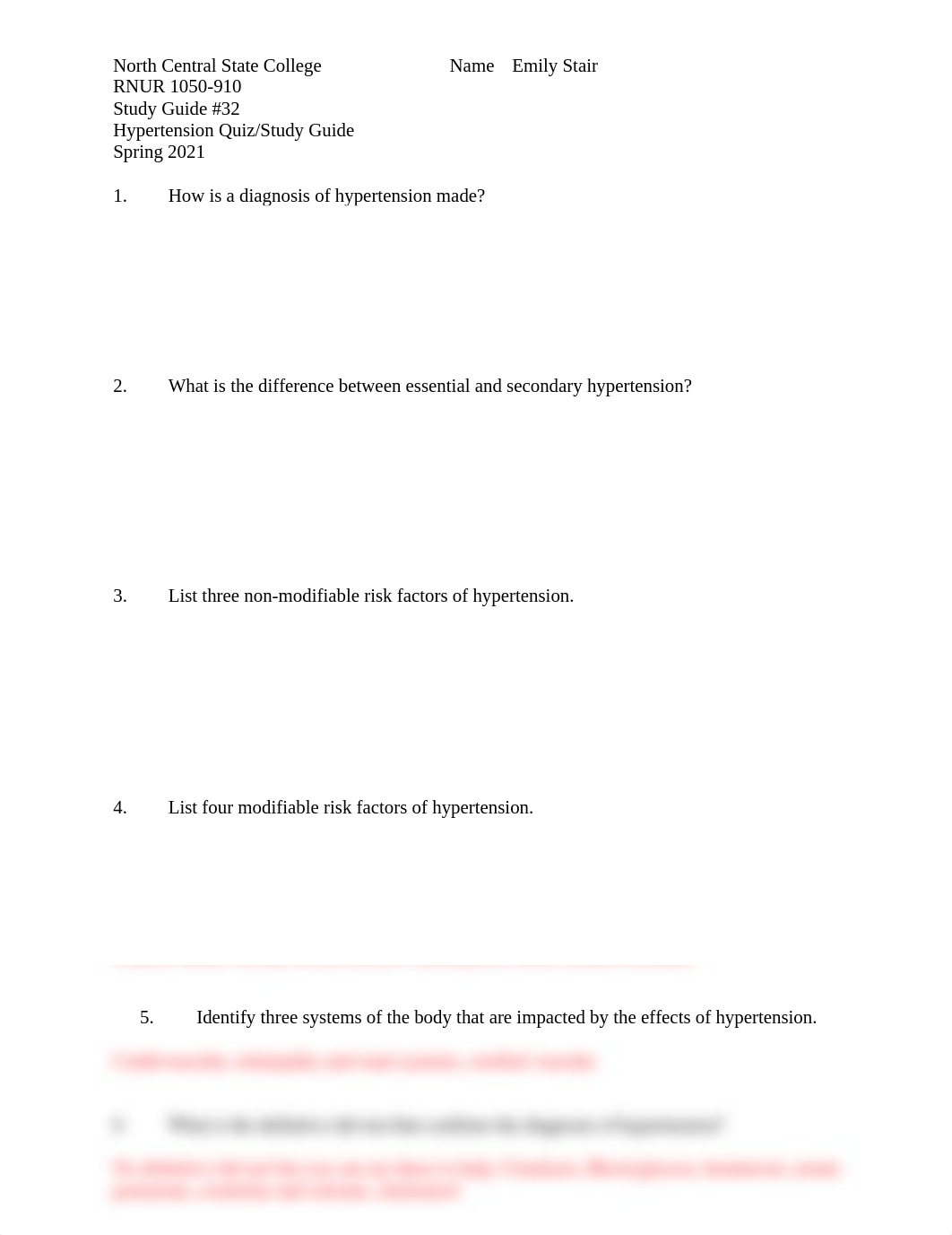 Hypertension Quiz-Study Guide.docx_dn66143bzbe_page1