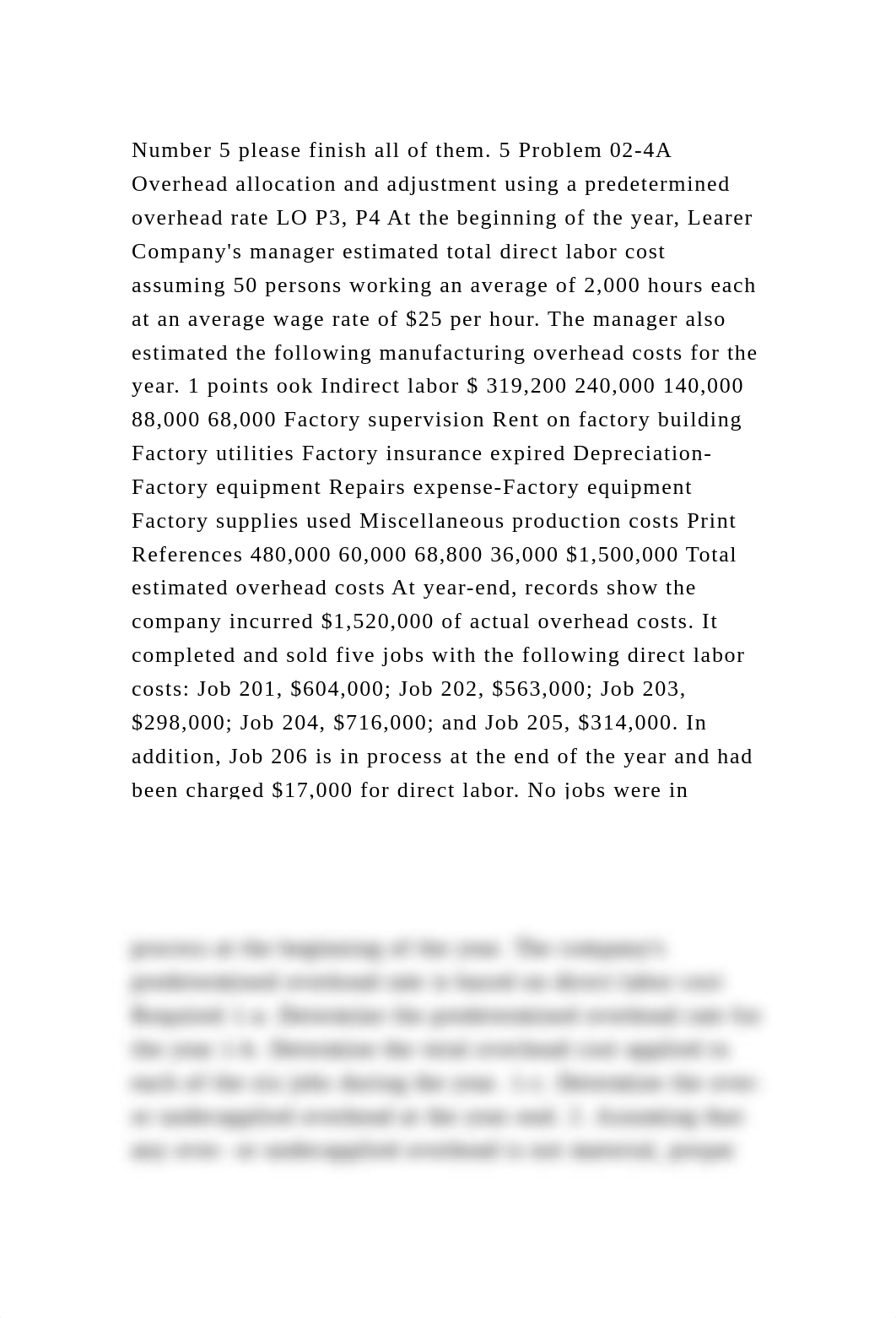 Number 5 please finish all of them. 5 Problem 02-4A Overhead allocat.docx_dn69pd2gnfn_page2