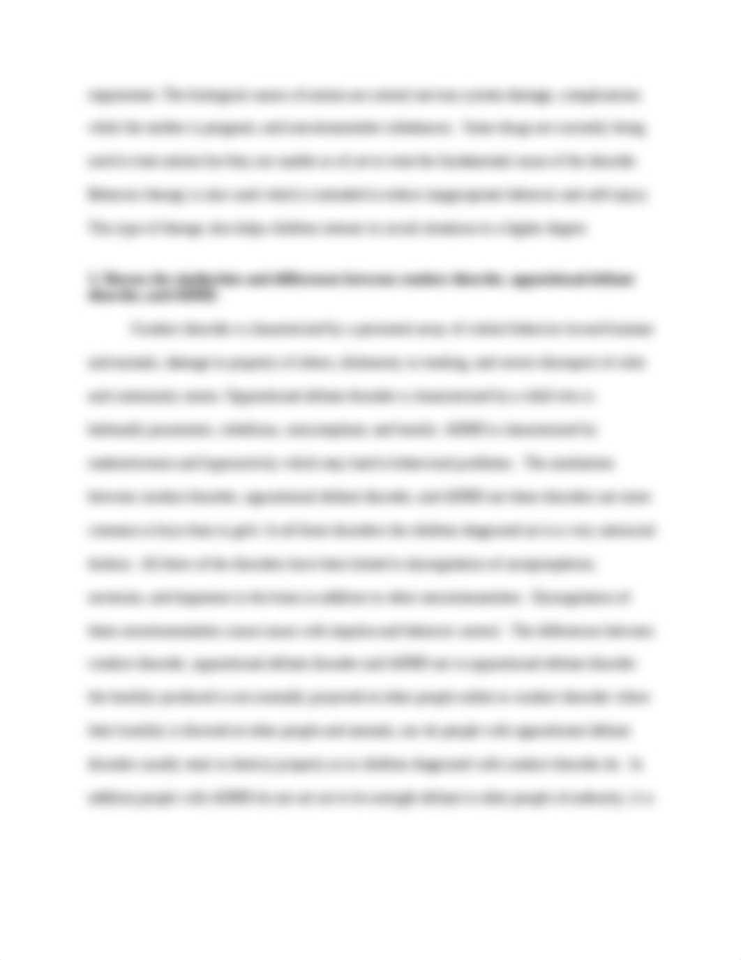 Assignment 10-Conduct Disorder, Oppositional Defiant Disorder and ADHD.docx_dn6akawkcnf_page2