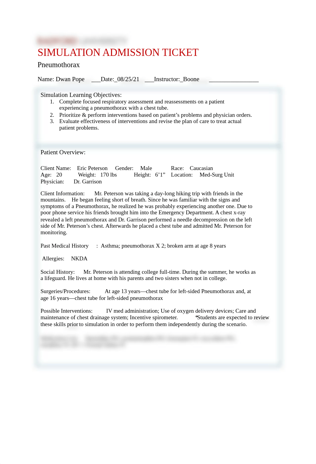 SIMULATION ADMISSION TICKET Pneumothorax.doc_dn6hxxrkz76_page1