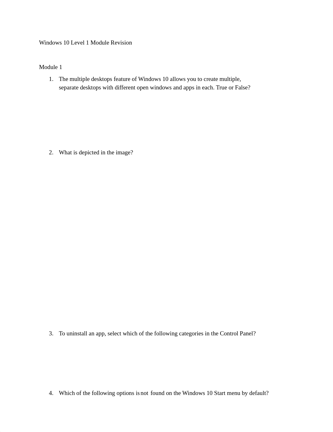 Windows 10 Level 1 Module Revision.pdf_dn6vixvy1c7_page1
