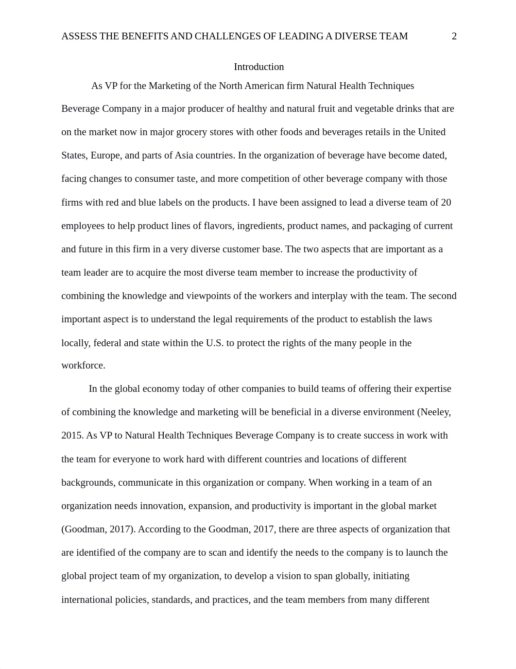 Week 3 Assess the Benefits and Challenges of Leading a Diverse Team.docx_dn6vlgm1bch_page2