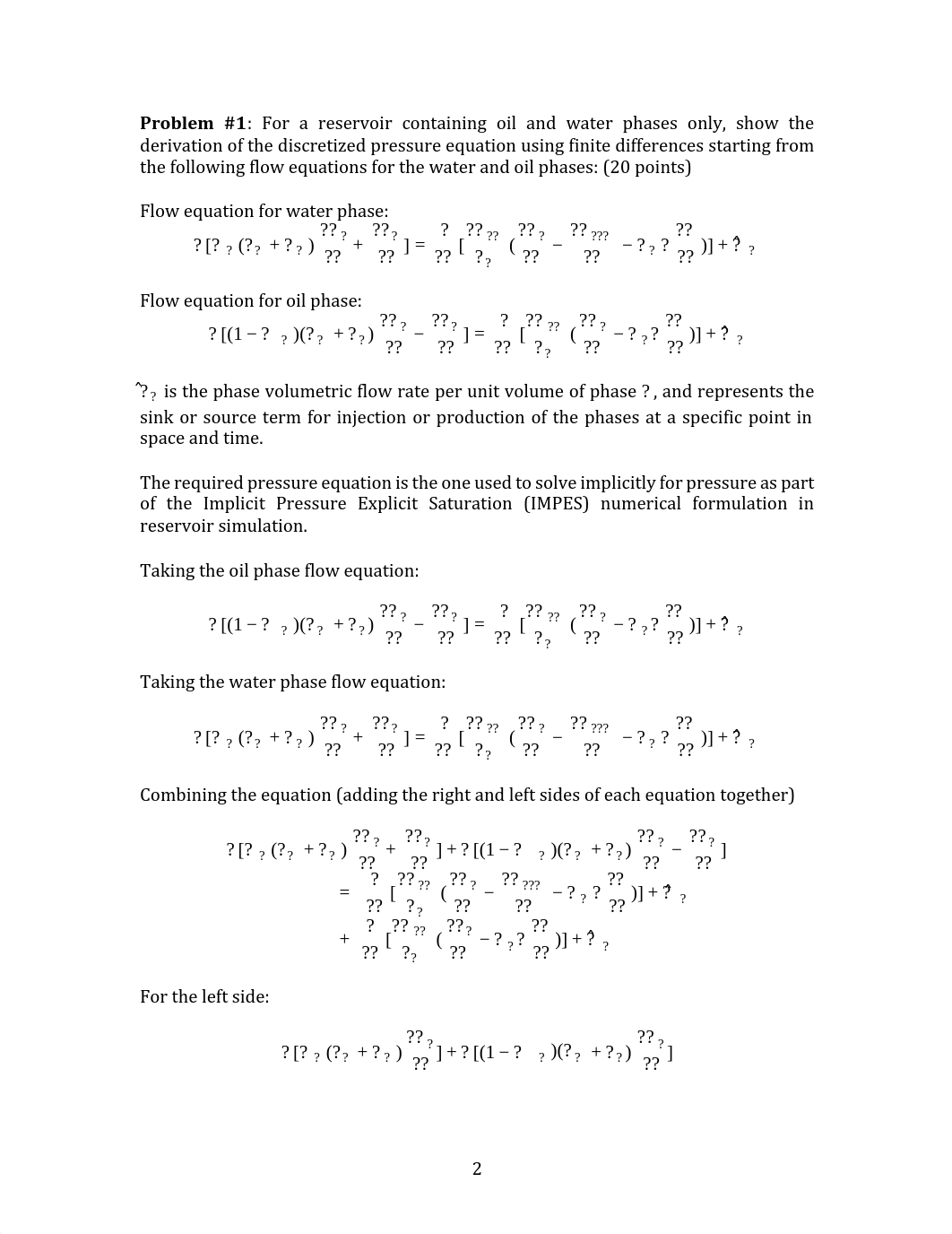 Exam2 - PEGN 424 - Petroleum Reservoir Engineering II - Spring 2019.pdf_dn71ws9jyko_page2