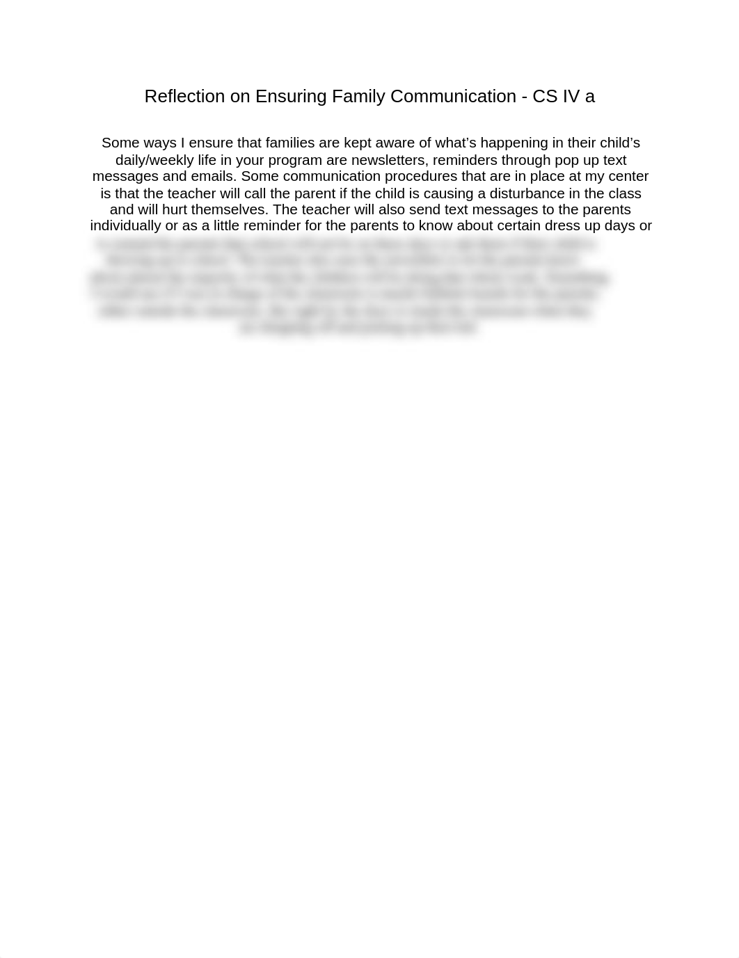 CDA - CS IV a - Reflection on Ensuring Family Communication.docx_dn7si0mvn44_page1