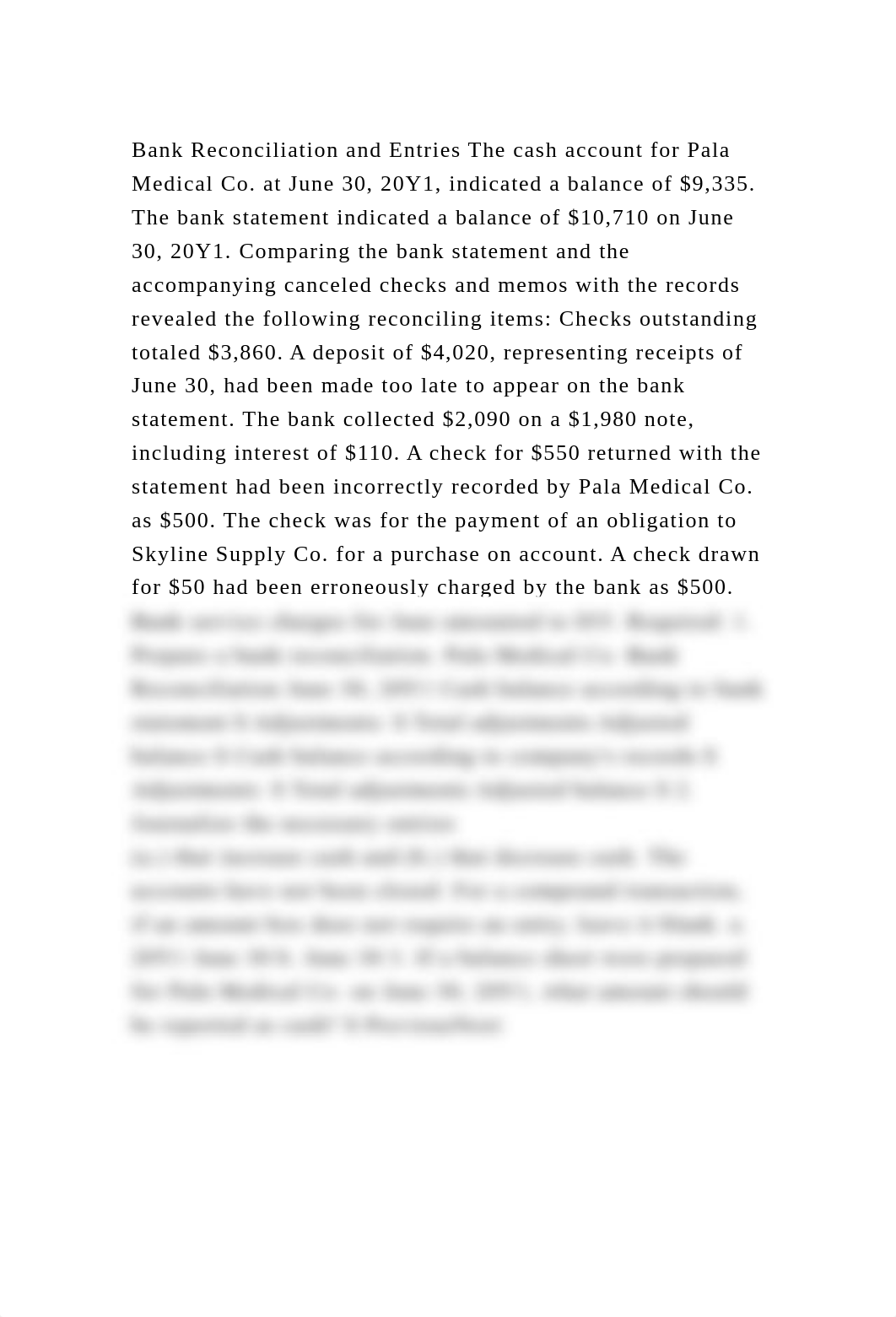 Bank Reconciliation and Entries The cash account for Pala Medical Co.docx_dn7t3zgx41y_page2