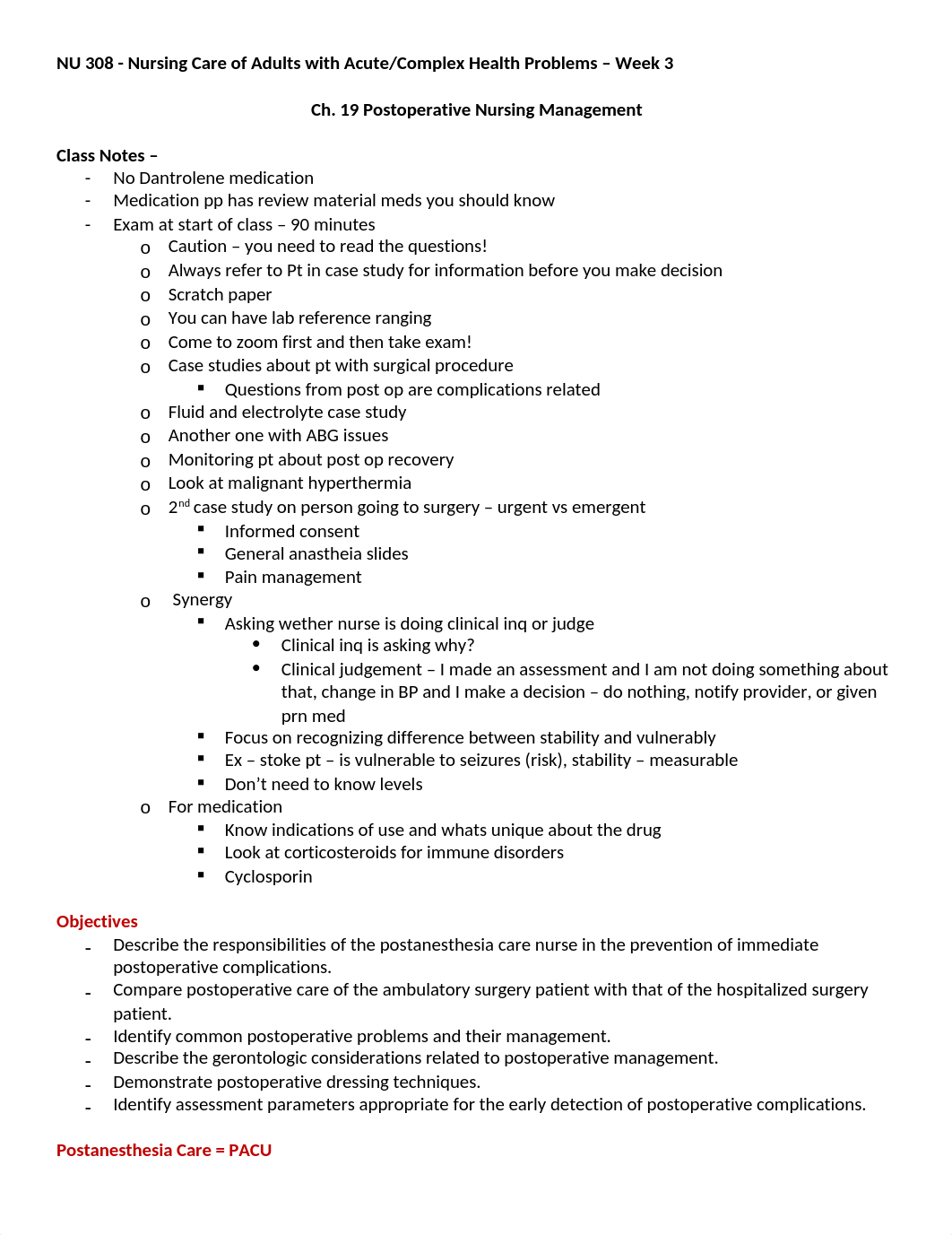 NU 308 WK 3 - Ch. 19 Postoperative Care.docx_dn7zjdqbxcj_page1