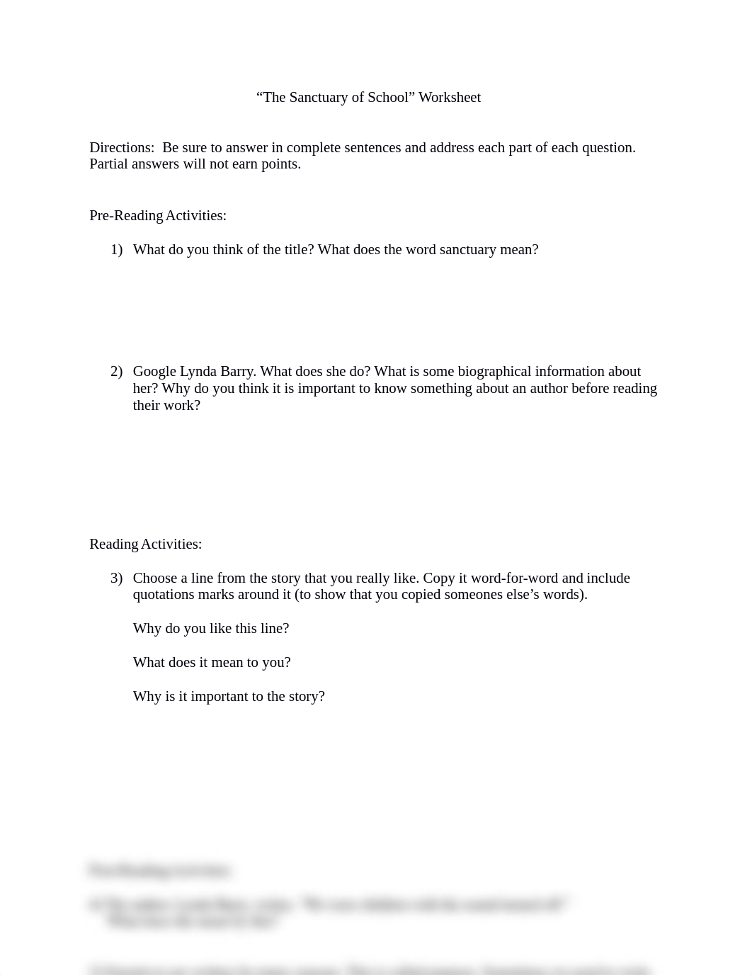 The Sanctuary of School Worksheet(1).docx_dn80le0bpkt_page1