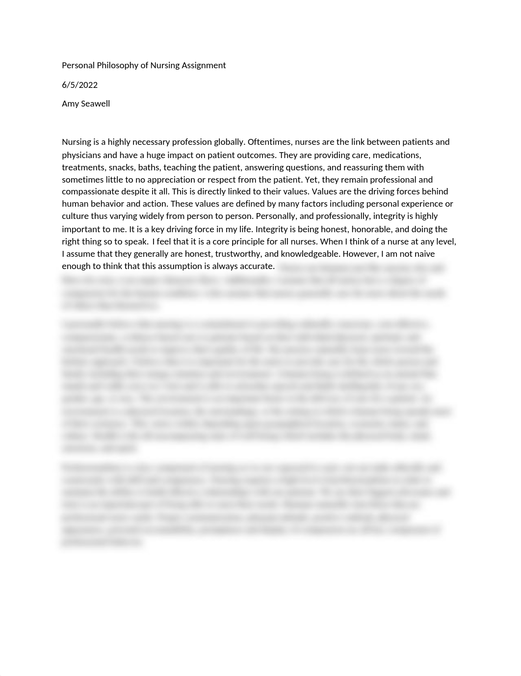 Personal Philosophy of Nursing Assignment.docx_dn81b6cjaqm_page1