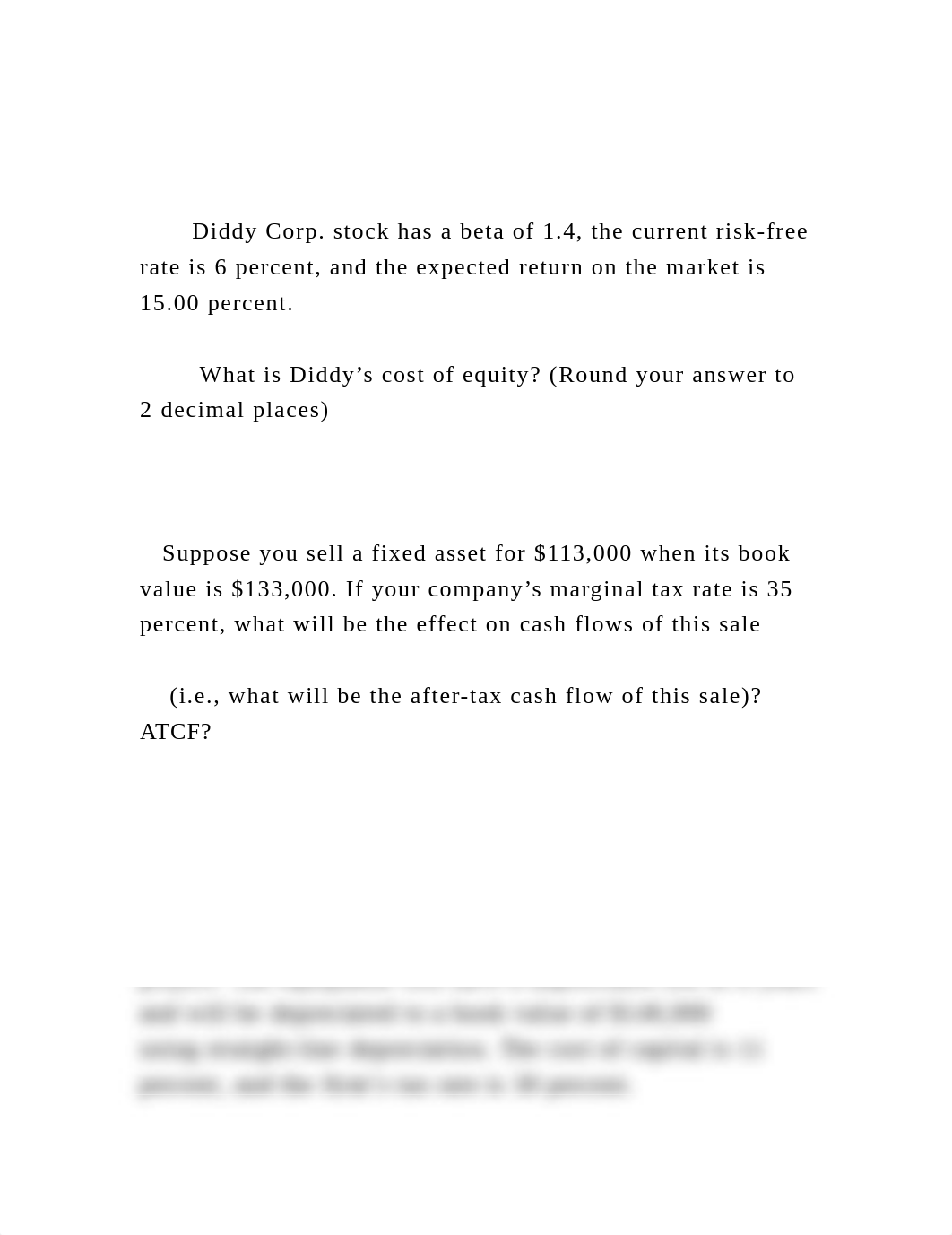 Diddy Corp. stock has a beta of 1.4, the current risk-free.docx_dn8xghd6hgb_page2