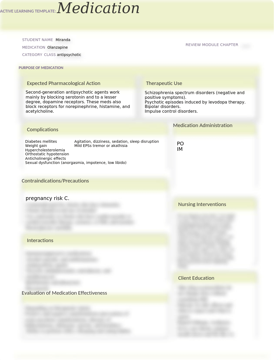 ATI Medication Template olanzapine.docx_dn91gr5suaw_page1