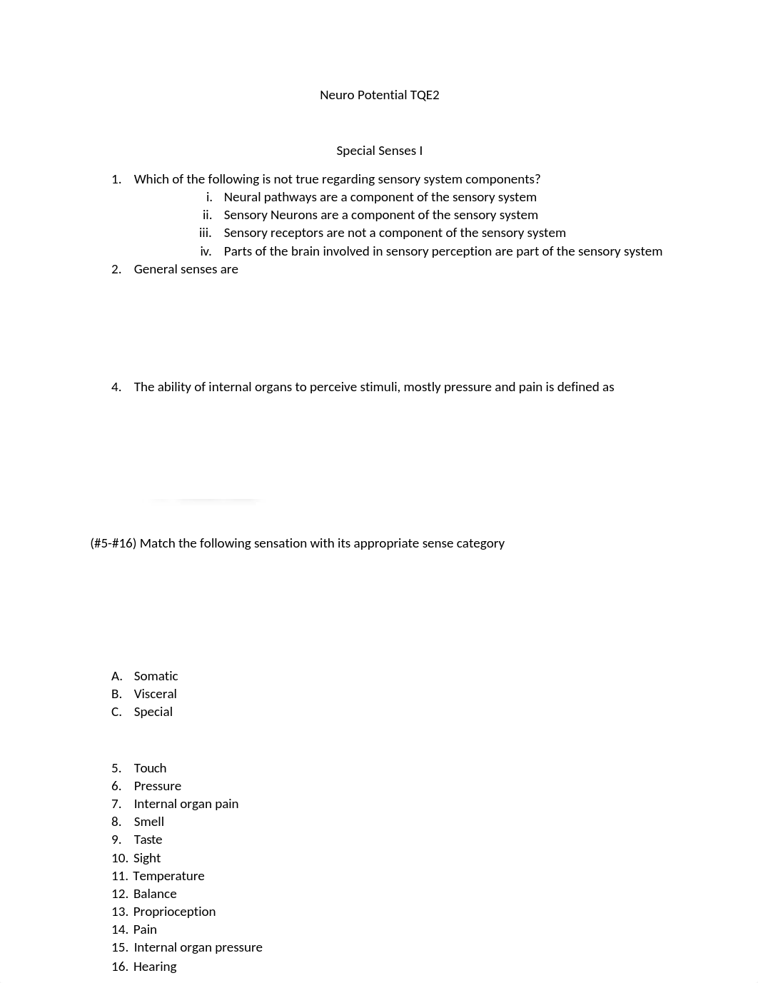 Neuroscience Exam 2 Potential Test Questions.docx_dn93r34oh8o_page1